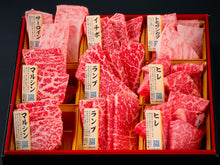 画像をギャラリービューアに読み込む, 至高の焼肉「近江牛・飛騨牛 食べ比べセット」極上の霜降り&赤身【ヒレ•サーロイン•ランプ•マルシン•トモサンカク•イチボ】