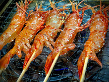 画像をギャラリービューアに読み込む, 跳ねる「活ボタンエビ(トヤマエビ)」北海道より海水とエアポンプで活きたまま発送(25〜30尾)